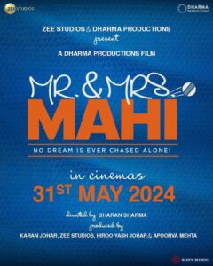 Mr. & Mrs. Mahi movie