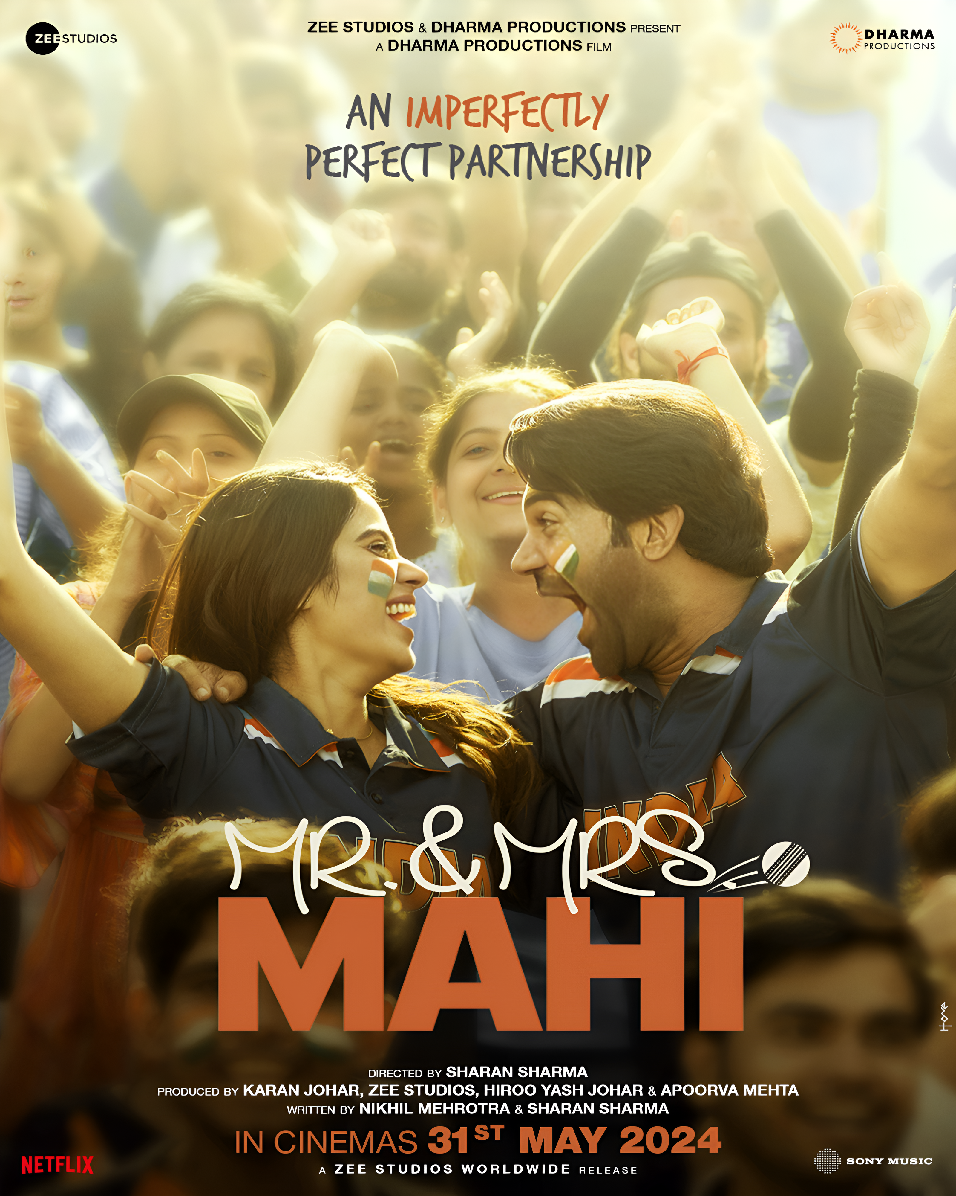 Mr. & Mrs. Mahi movie