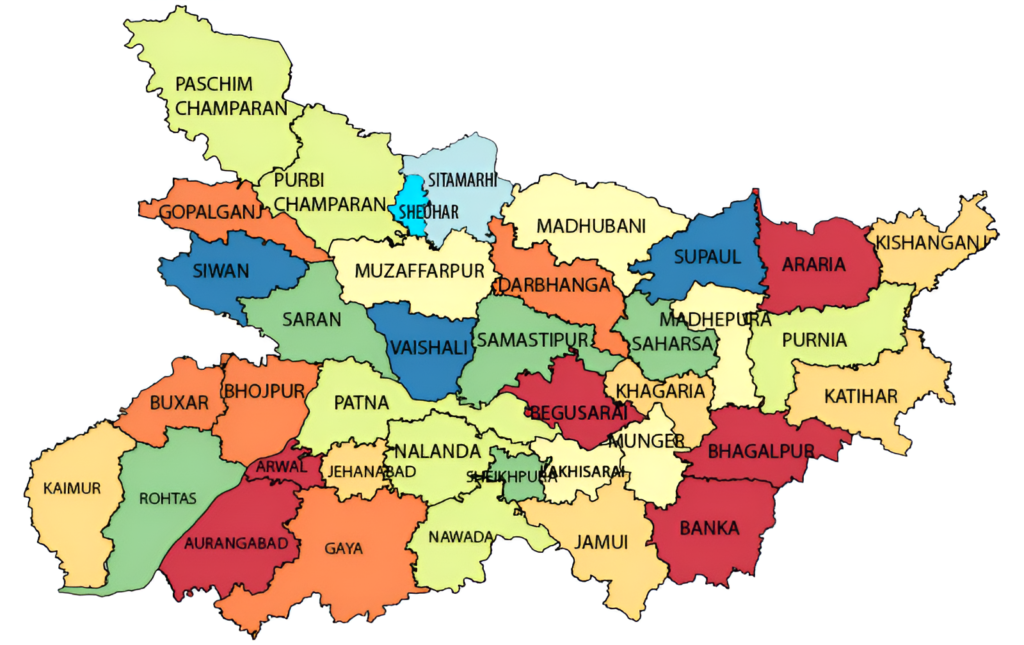 Roadmap of Bihar