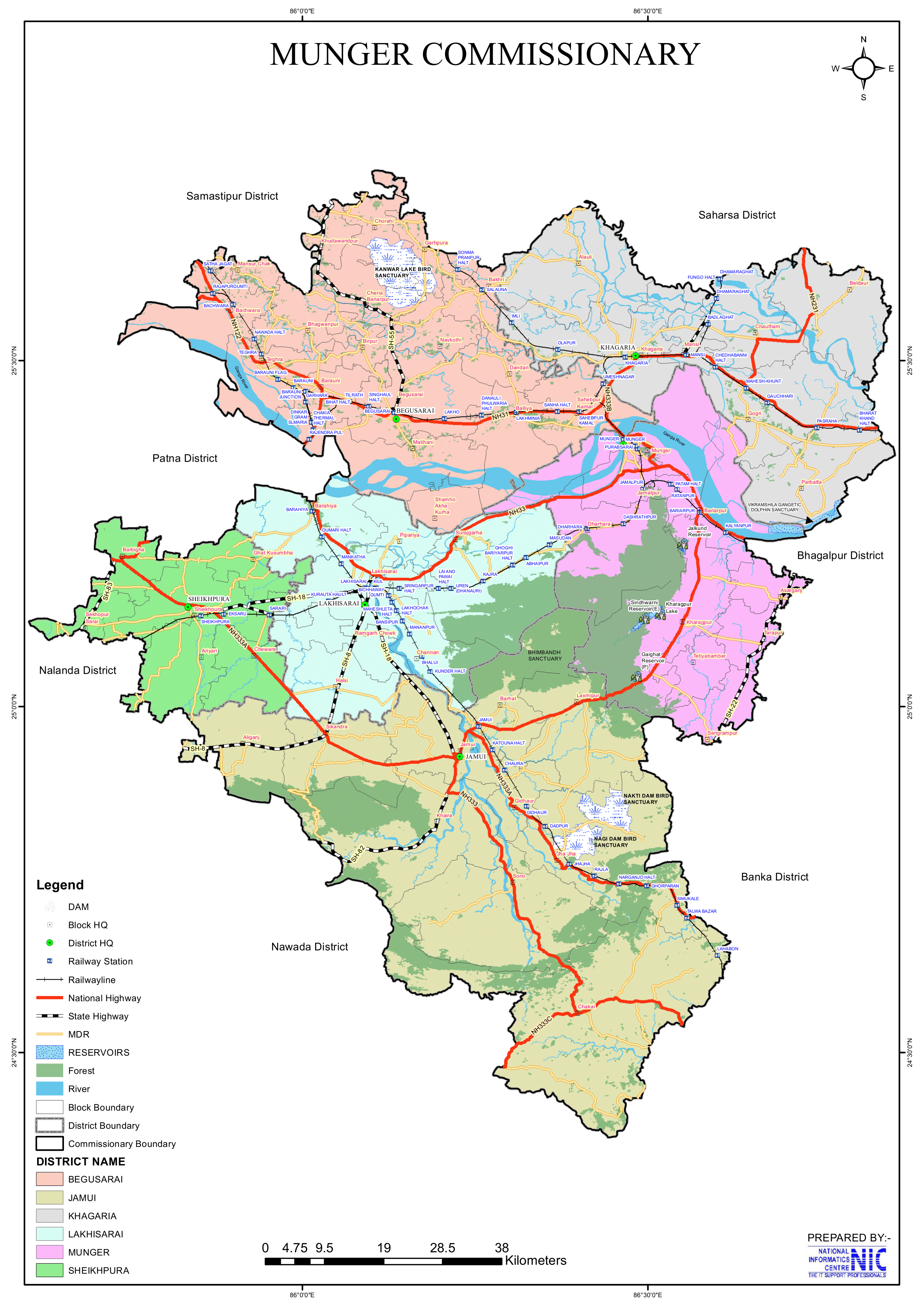 Munger Division Map