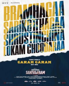 Saripodhaa Sanivaaram movie