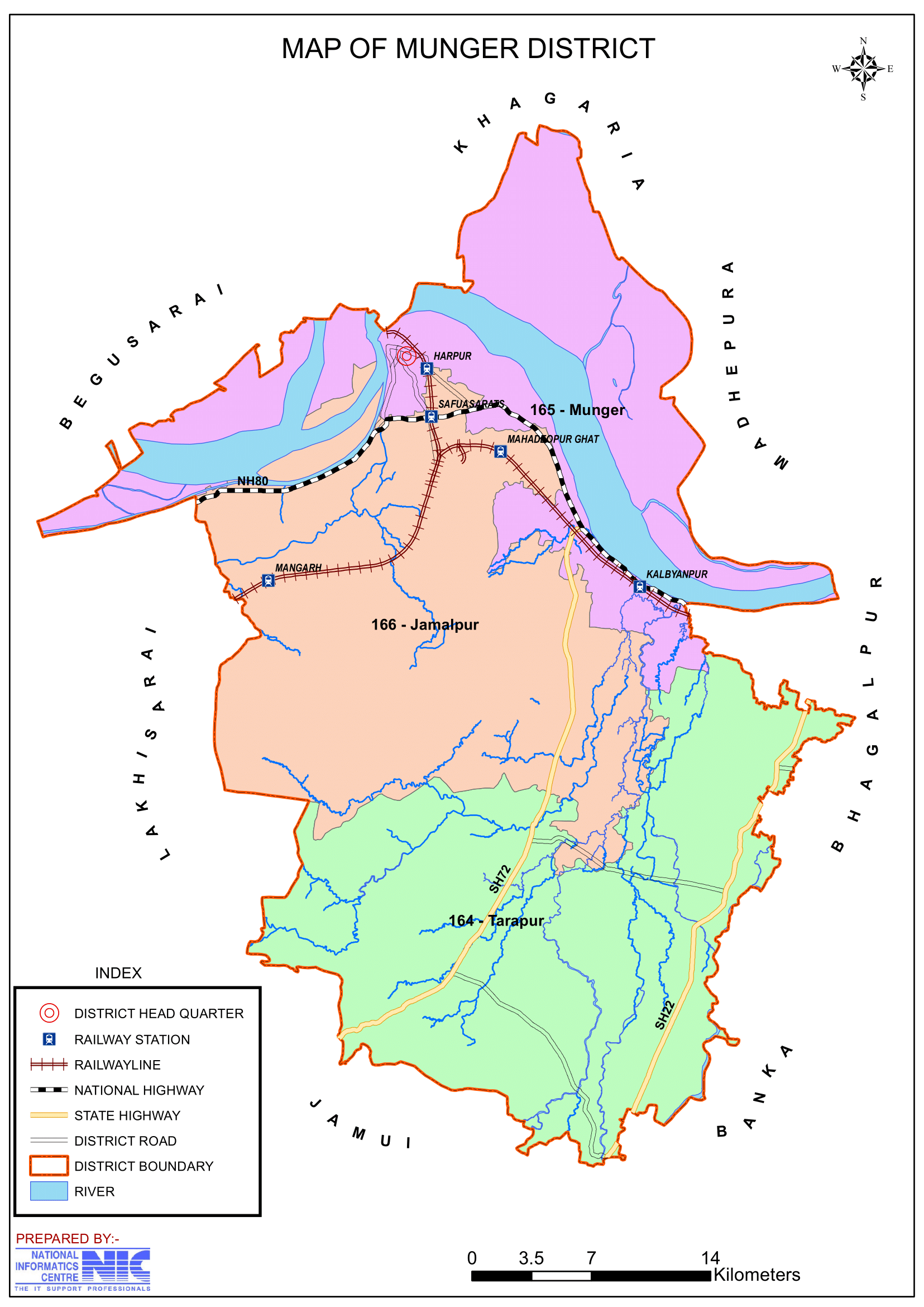 Munger District Map