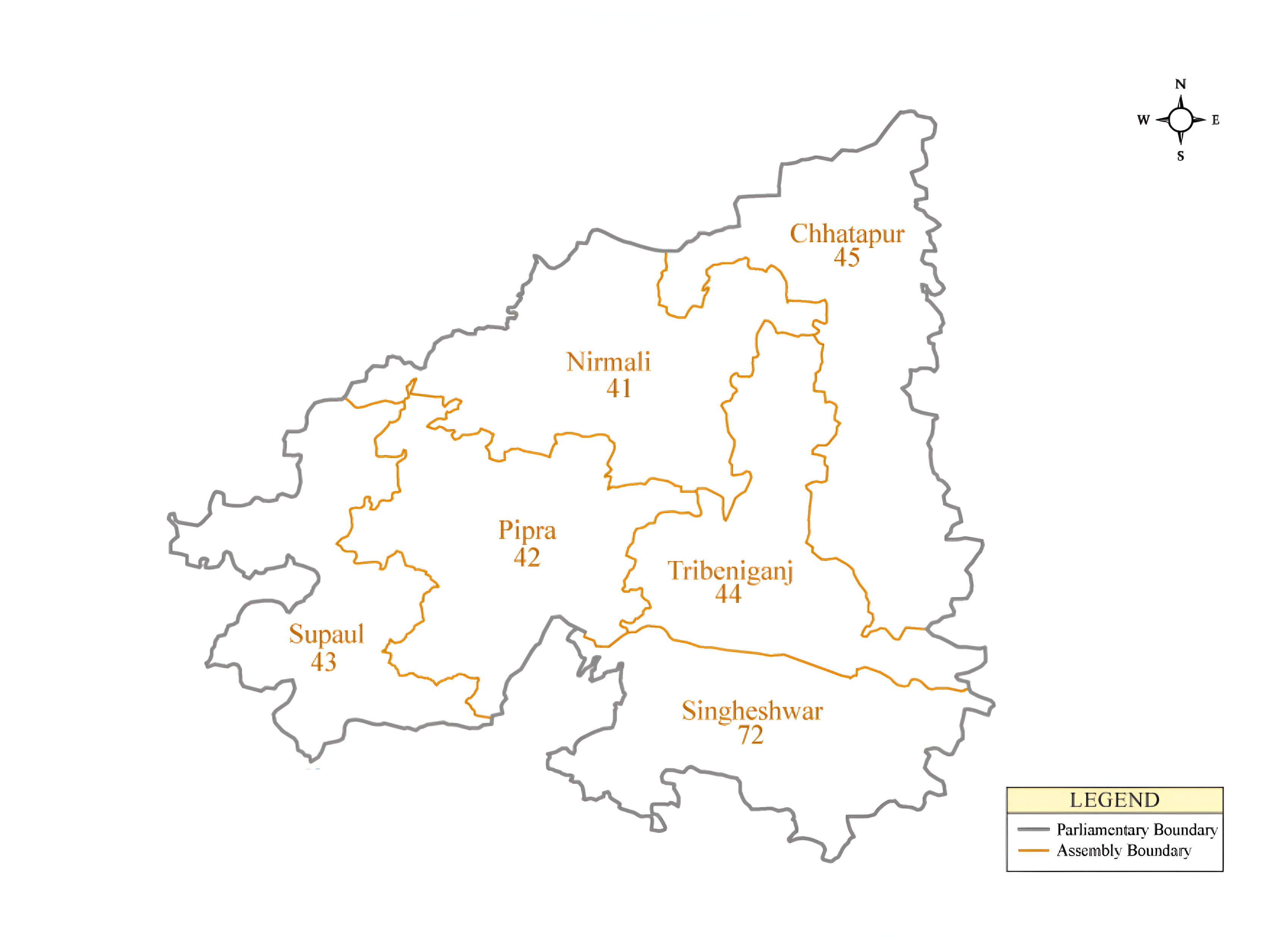 Supaul Constituency Map